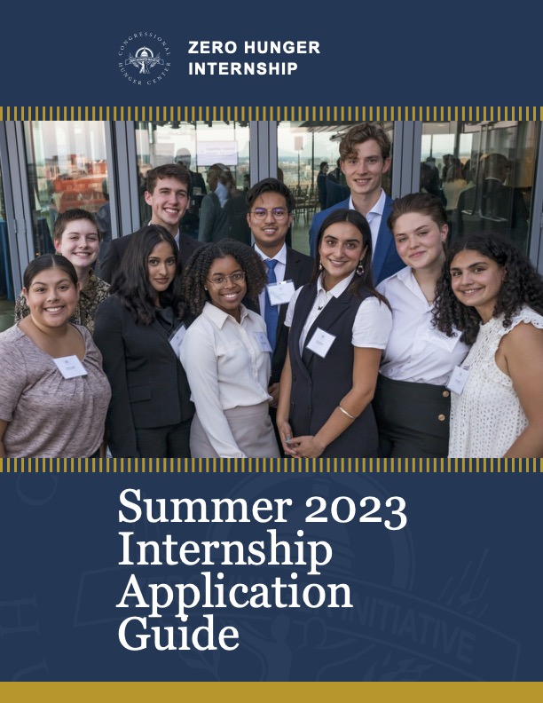 Cover of Summer 2023 Internship Application Guide