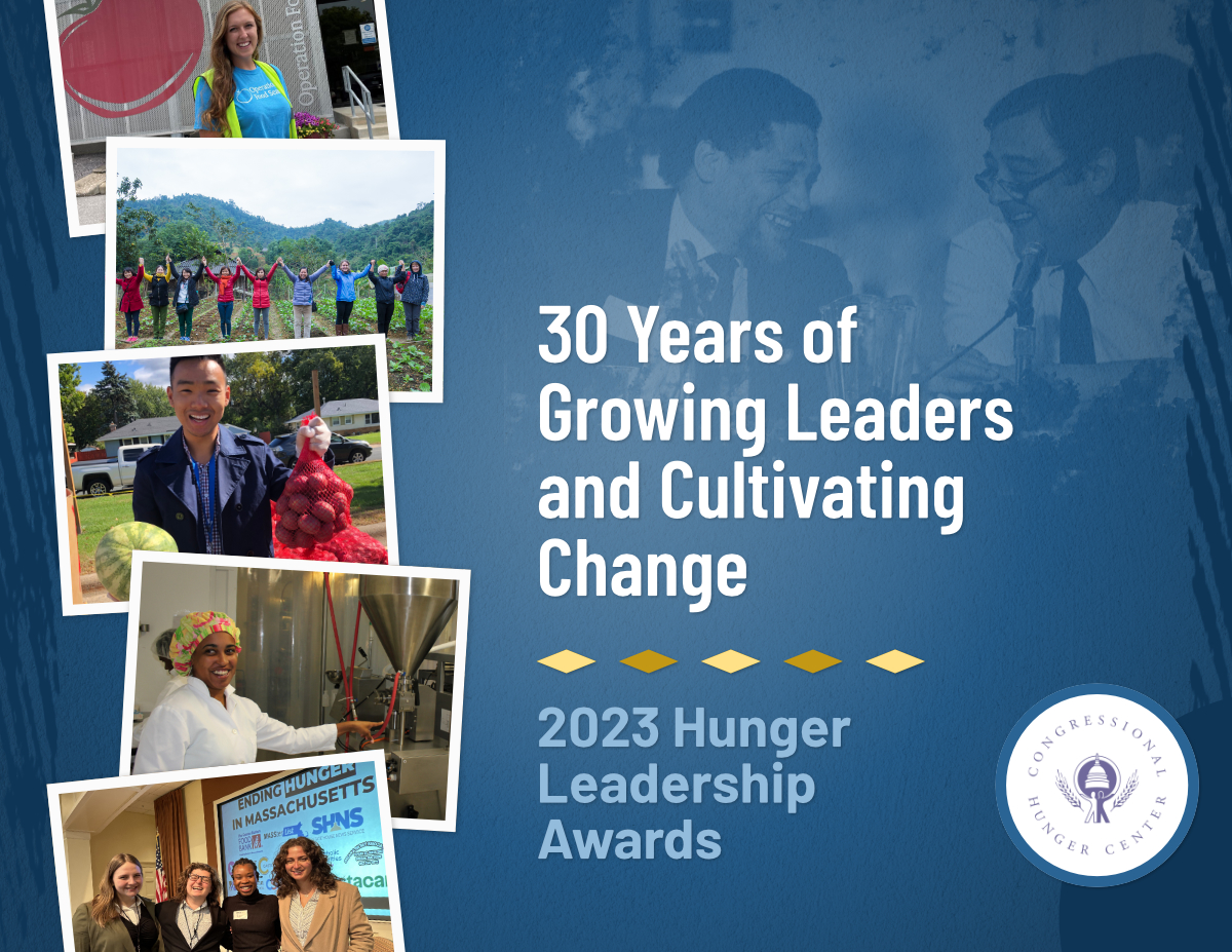 Cover of 2023 Hunger Leadership Awards Prospectus